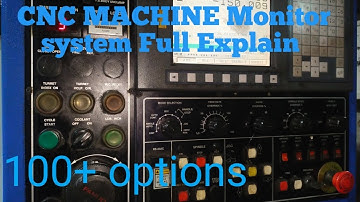 cnc machine control panel fanuc Tamil Full Explained / cnc machine Monitor system controller/ CNC