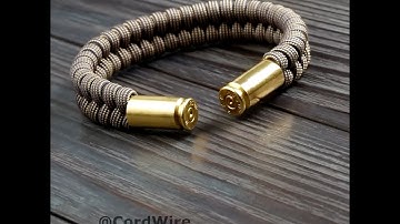 Bullet Casing Paracord Bracelet #shorts