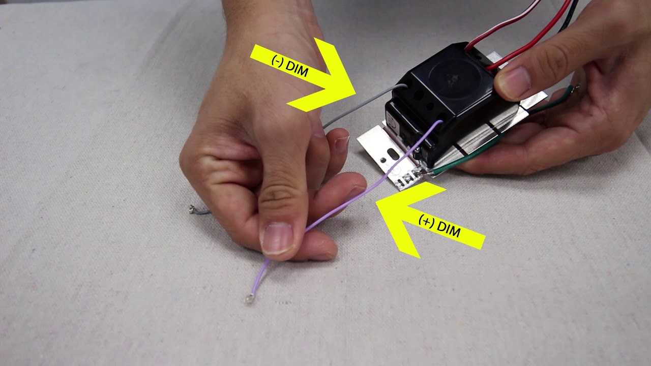 How to dim Hykolity Lights using a 0-10V dimmer - YouTube