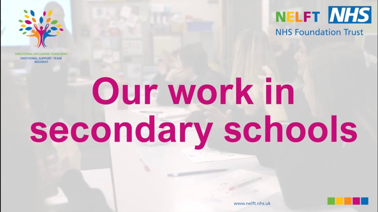 Kent and Medway Mental Health Support Teams in secondary school - YouTube