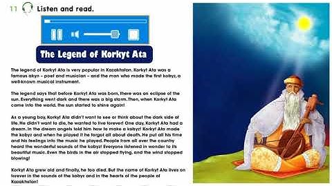 Smiles 4 Module 2  "The legend of Korkyt Ata"