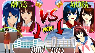 Antes vs Ahora 😱 || Comparación de versiones || Sakura School Simulator