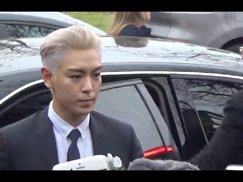 T.O.P. 탑 Big Bang @ Paris 23 january 2016 Fashion Week show Dior