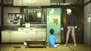 Hataraku Maou Sama - Emi tries to enter Maou's House