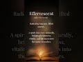 Effervescent ~ The Buoyancy That Returns When You Stop Dimming Yourself
