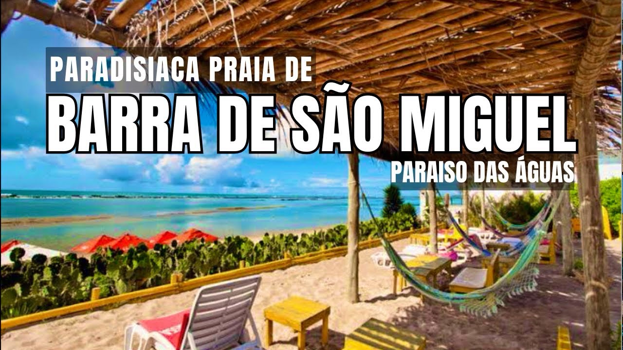 ÁGUAS CRISTALINAS DA PARADISÍACA PRAIA DE BARRA DE SÃO MIGUEL AL PARAÍSO DAS ÁGUAS #praiasdonordeste