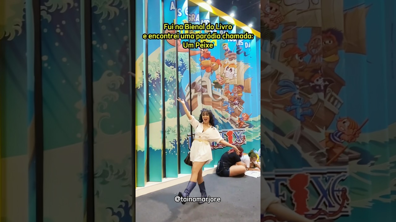 Paródia turma Da Mônica: Um Peixe na Panini e Bienal do Livro! Livro de receitas do Sanji! #onepiece