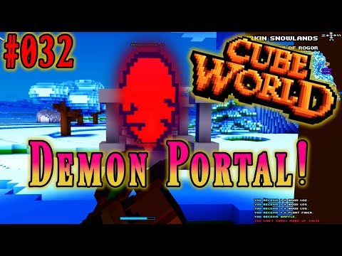 Cube World Videos Deutsch #032 Ein Demon Portal! Cubeworld