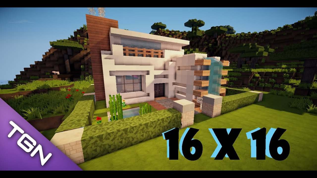 videos de como hacer casas modernas en minecraft