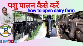 पशु पालन कैसे करें | Dairy faming | how to open dairy farm