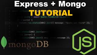 Node.js + MongoDB API for Absolute Beginners