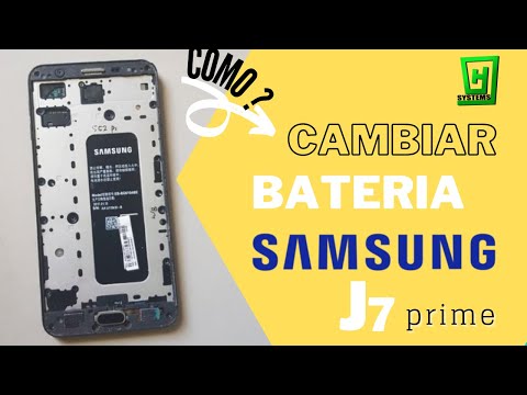 Video: ¿Tiene la batería incorporada el Samsung j7 Prime?