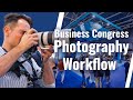 Revealed event photography workflow at the cybersec trade fair