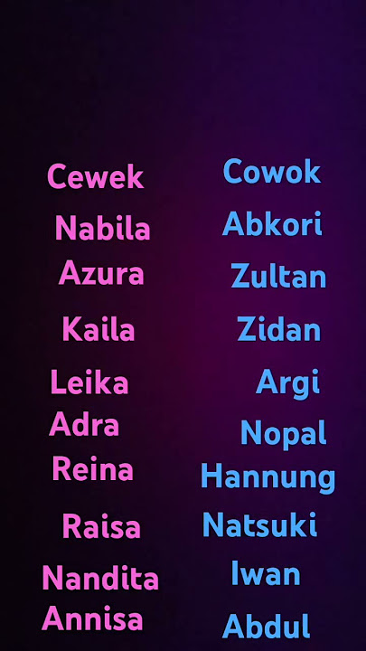 ada nama kalian GK guyss klo eng ada komen y