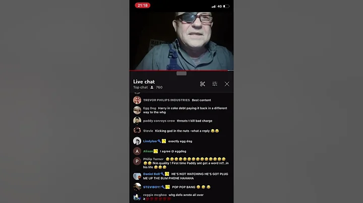 Paddy Conroy tormenting and laughing at a man that...