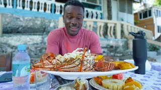 Dickie&#39;s Secret Lobster Buffet | Jamaican Street Food Tour
