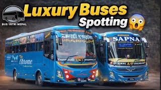 Nepal Luxury Bus Spotting 🚍 | Ultimate Night Buses Compilation. Spotting Luxury Buses of Nepal.