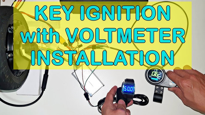 Voltmeter with Key Ignition Lock - VORO MOTORS