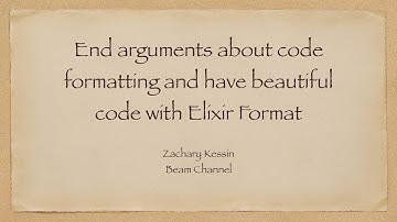 Elixir Format ensures clean code formatting