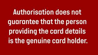 Card Fraud Online The difference between authorisation and authentication