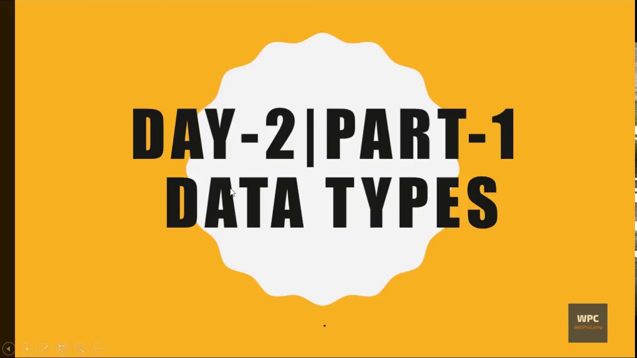 Day-:2, Part-1. Data type in javascript .in hindi - YouTube