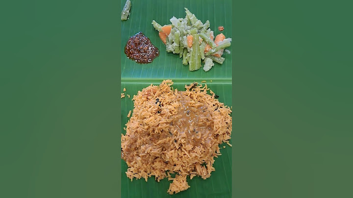 27th June'25 Friday Lunch, Unlimited Banana Leaf Biryani Rice with Squid Masala #Kulim #Food #Indian