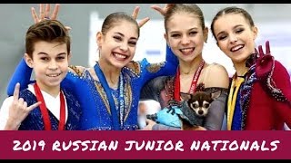 This and That: 2019 Russian Junior Nationals (Александра Трусова, А́нна Щербако́ва, Алёна Косторная)