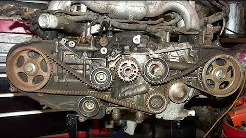 1990-1999 Subaru Timing Belt Replacement How To EJ20 EJ25