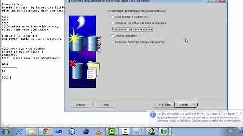 COURS DBAI [Tuto 5]- Delete a database using DBCA