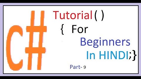 Switch Case in C# in Hindi Part -9