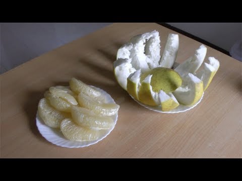 How to Peel a Pomelo | Citrus maxima | Video