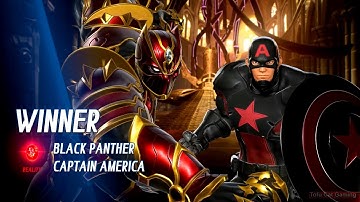 MVCI - Arcade Battle with Black Panther and Captain America