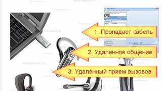 Видео: применяем беспроводные гарнитуры в офисе видео Plantronics Voyager Edge UC Lync — Bluetooth-гарнитура для мобильных устройств и компьютера для MS Lync