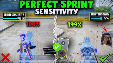 SPRINT SENSITIVITY Guide for Fast Movement | Best sprint Sensitivity | BGMI/PUBG Mobile