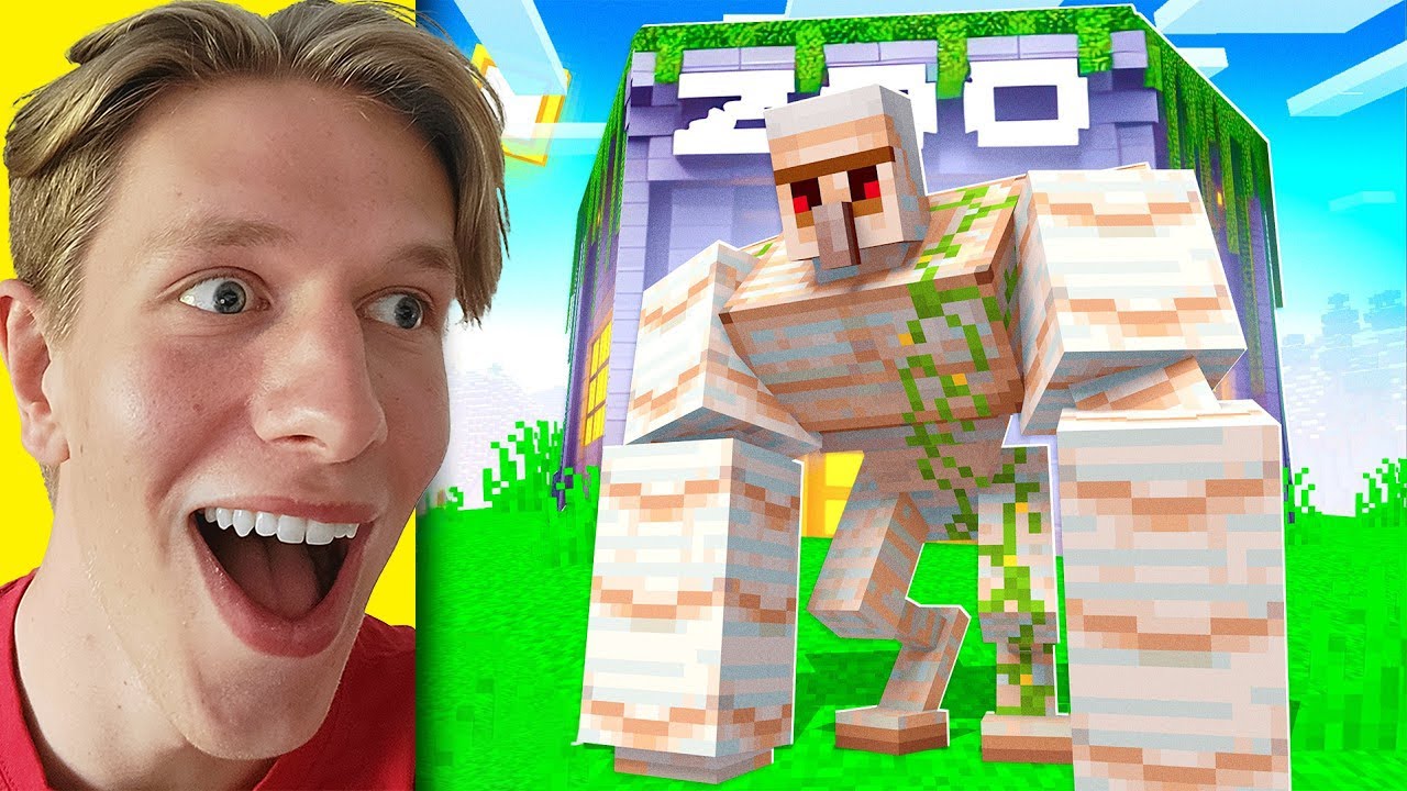 Jag Byggde ett Zoo för MUTANT MOBS i Minecraft