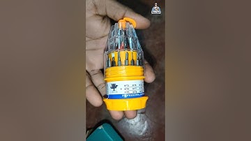 31 in 1 Screwdriver Bits, Professional Magnetic Driver Set. #shorts #unboxing #tools #shortfeed