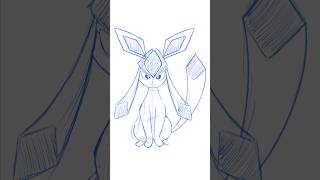Daily Pokemon - Glaceon (Timelapse) #shorts #471 screenshot 4