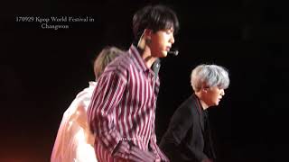 170929 Kpop World Festival in Changwon 4K BTS Fire Taehyung V focus