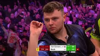 Josh Rock vs Van Gerwen | Grand Slam of Darts 2022 - NINE-DARTER!