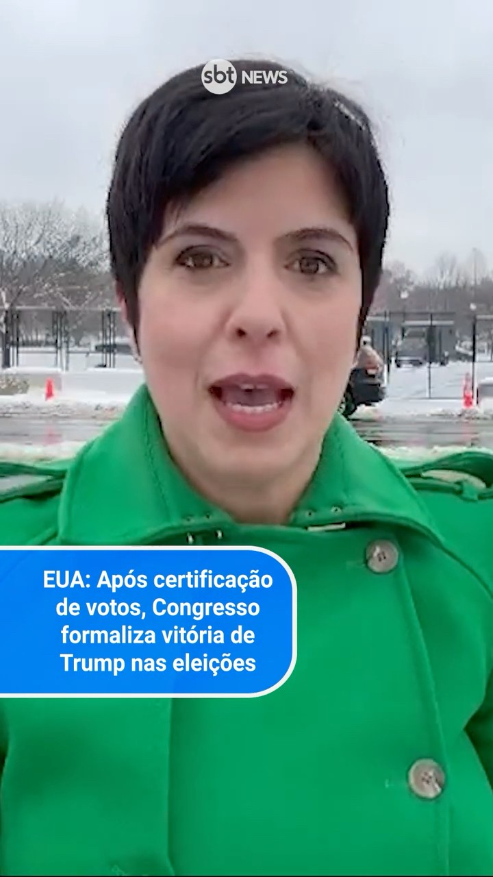 EUA: Após certificação de votos, Congresso formaliza vitória de Trump nas eleições