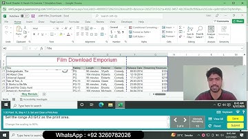 Excel Chapter 4: Hands-On Exercise 1 Simulation Exam | Excel Chapter 4 HandsOn Exercise 1 Simulation