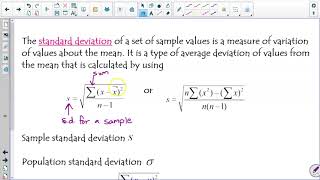 Day 6 - Lesson 6 Variance and Standard Deviation