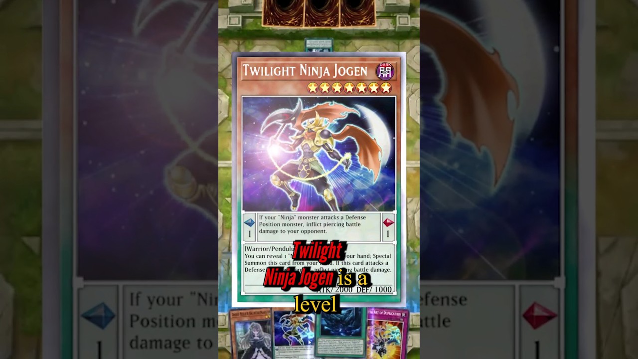 Yu-Gi-Oh! Ninja Card Profile - Twilight Ninja Jogen