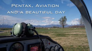 Pentax K1 mkII, airplanes and a beautiful day