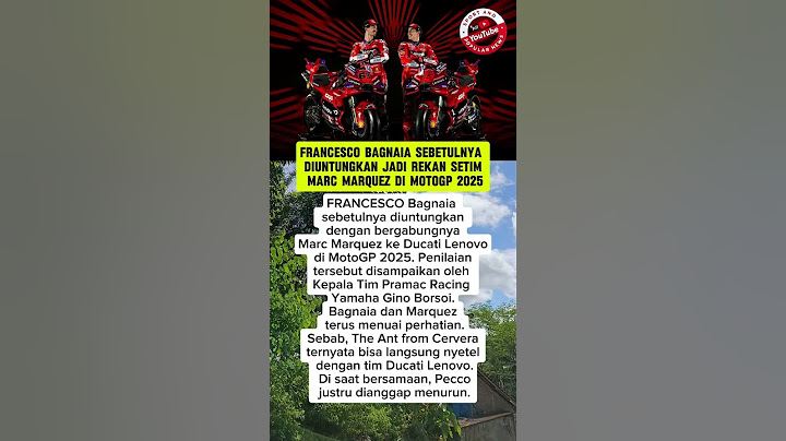 SEBENARNYA BAGNAIA DIUNTUNGKAN JADI REKAN SETIM MARQUEZ #marquez #motogp #shots