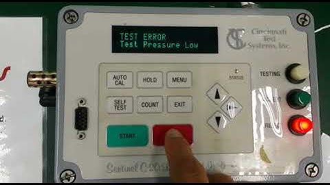 Sentinel C20 Precision Leak Test Instruments Repairs by Dynamics Circuit (S) Pte. Ltd.