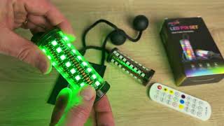 Poiloves Led Poi Set Mit App Fernbedienung 20 Rgb Lichtmodi Unboxing Und Anleitung