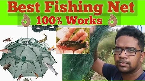 Best Fishing Net 100% Works ( Tamil ) Fishing Trap Review | Amezon | VinothMurugavel