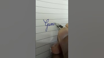 Gurnoor Cursive Handwriting || Handwriting || calligraphy writing #handwriting #shorts #calligraphy