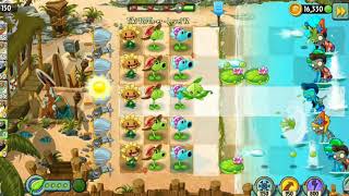 Plants vs Zombies 2 Tiki Torch-er Level 12